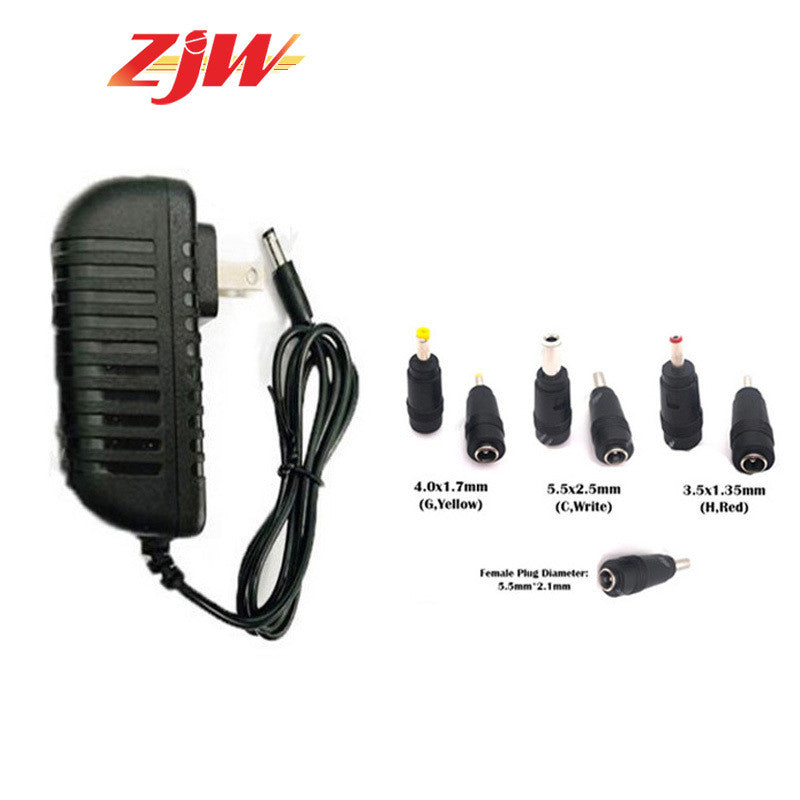 ZJW 12V 1A/2A AC/DC Adapter Charger Power Supply For CCTV Security / TV Plus / WIFI Routers / DVD