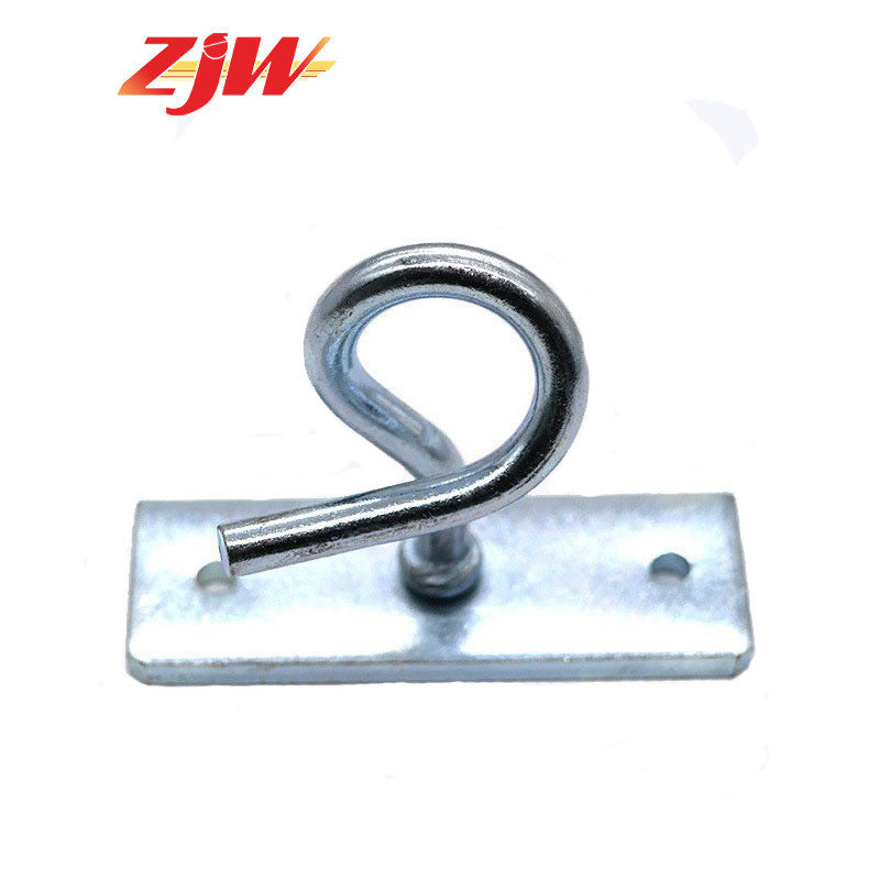ZJW FTTH Fiber House Bracket Metallic Fiber Optic Cable Clamp / Bridle Ring