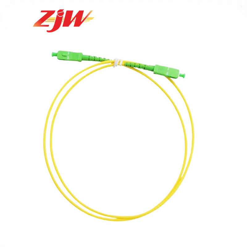 ZJW 1m /3m/ 5m/ 10m SC/APC-SC/APC Simplex Single-mode Fiber Optic Patch Cord For Globe Converge