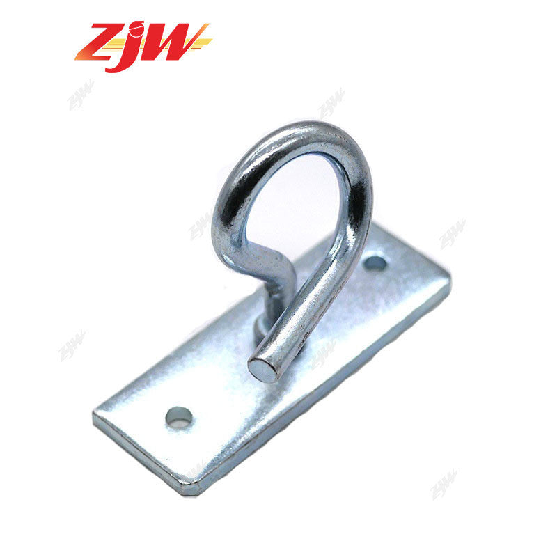 ZJW FTTH Fiber House Bracket Metallic Fiber Optic Cable Clamp / Bridle Ring