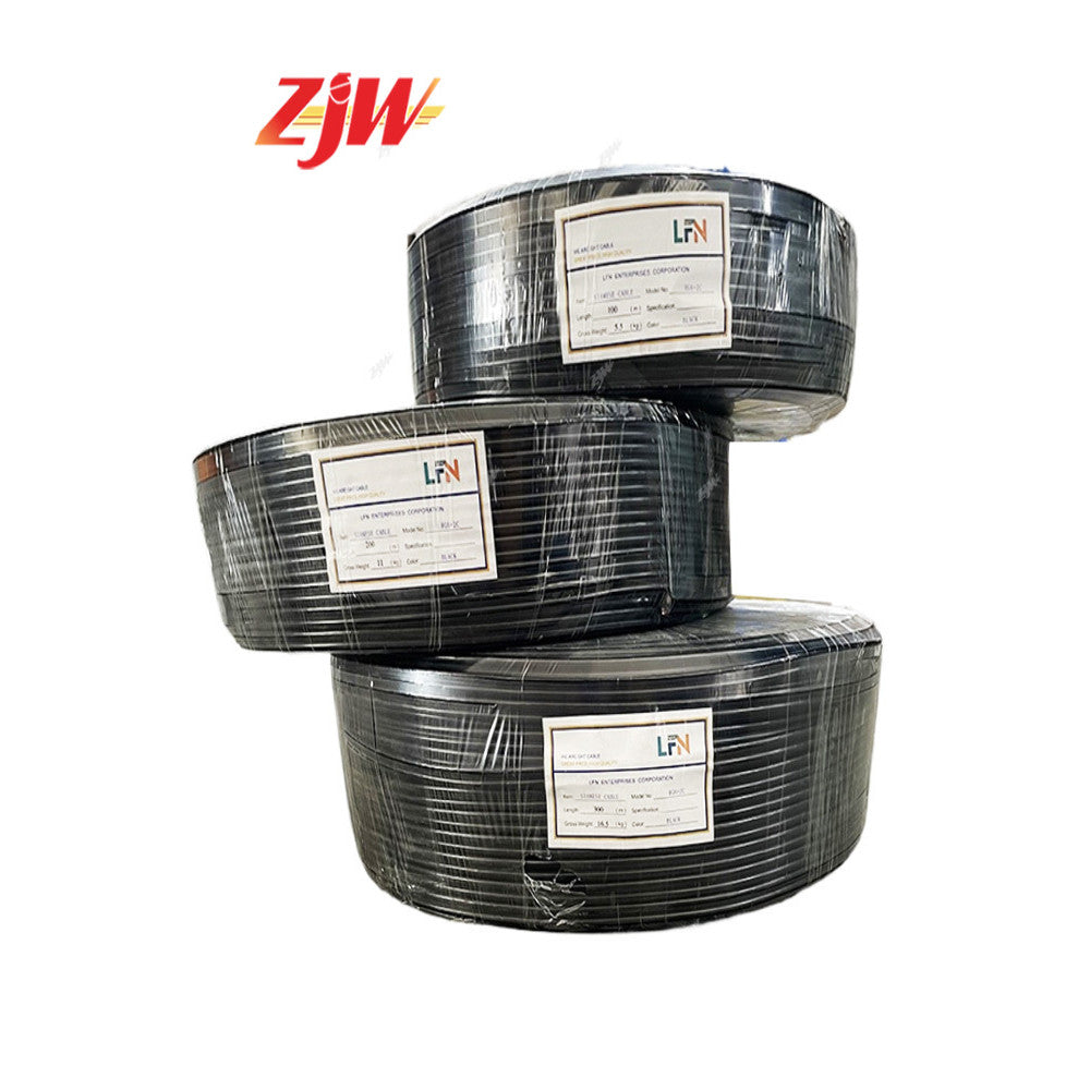 RG6 Siamese Cable 100 Meters / 200 Meters / 300 Meters for installation of Analog CCTV Cameras