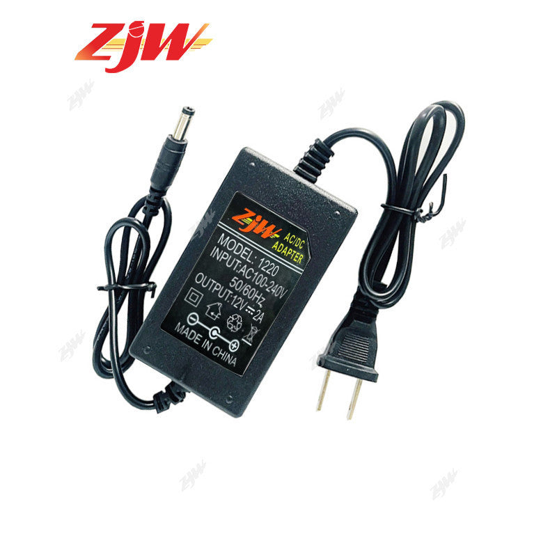 ZJW 12V 2A 2 line Power Adaptor Switching power supply Rainproof CCTV Security Adapters