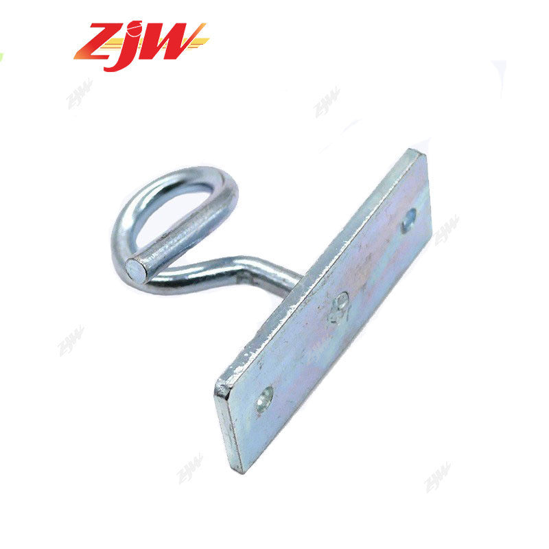 ZJW FTTH Fiber House Bracket Metallic Fiber Optic Cable Clamp / Bridle Ring