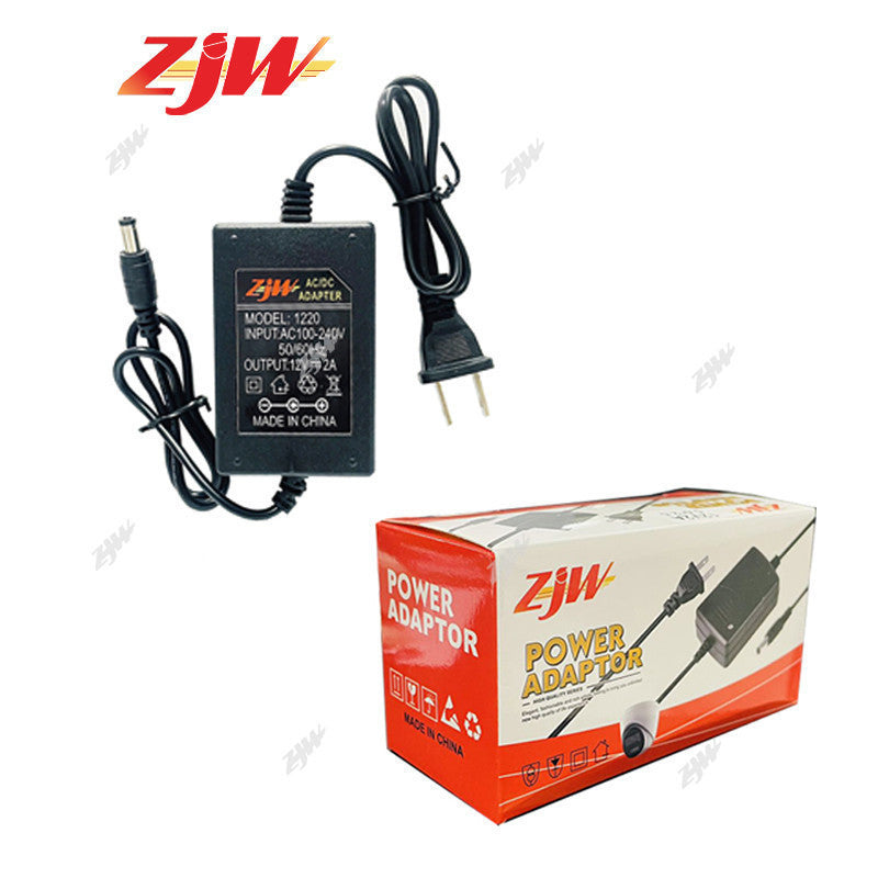 ZJW 12V 2A 2 line Power Adaptor Switching power supply Rainproof CCTV Security Adapters