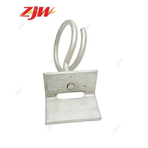 ZJW FTTH Fiber House Bracket Metallic Fiber Optic Cable Clamp / Bridle Ring