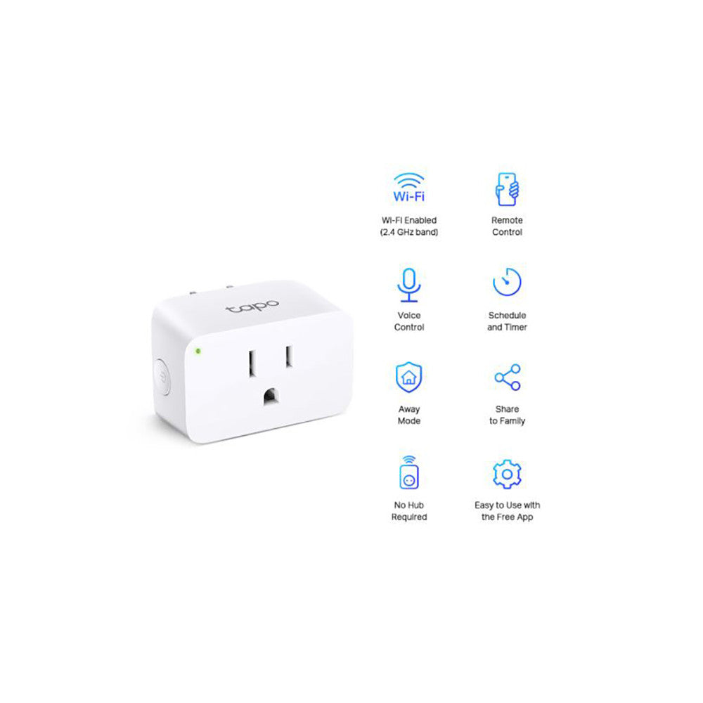 P110M / P105  Mini Smart Wi-Fi Plug, Energy Monitoring Matter Certified With Voice & Remote Con
