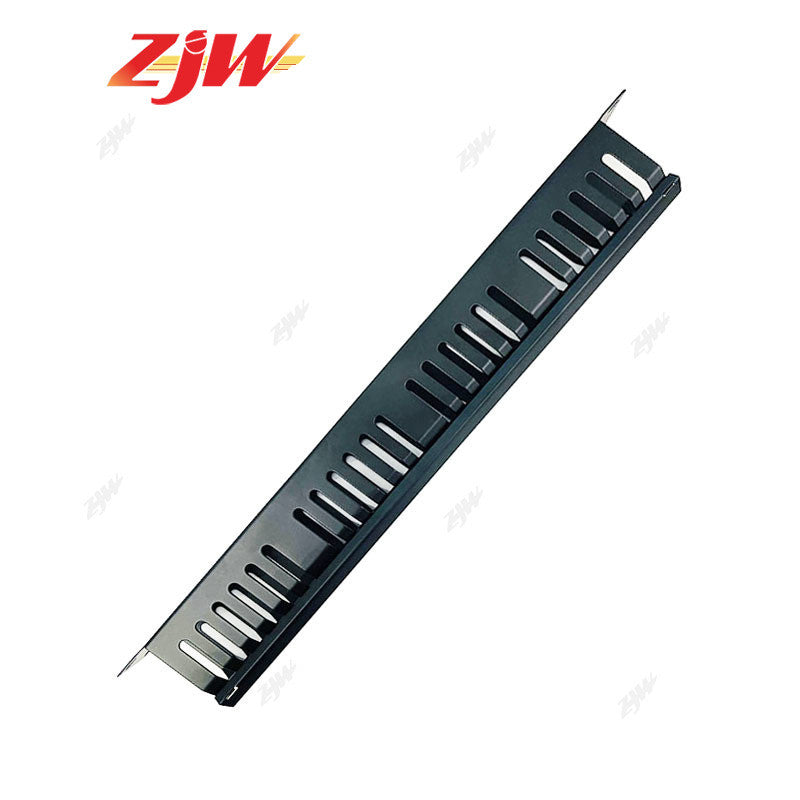 ZJW 24 / 48 Ports Patch Panel Detachable Lable Coupler Keystone Patch Panel Durable Steel For Office