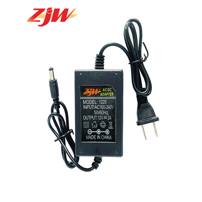 ZJW 12V 2A 2 line Power Adaptor Switching power supply Rainproof CCTV Security Adapters