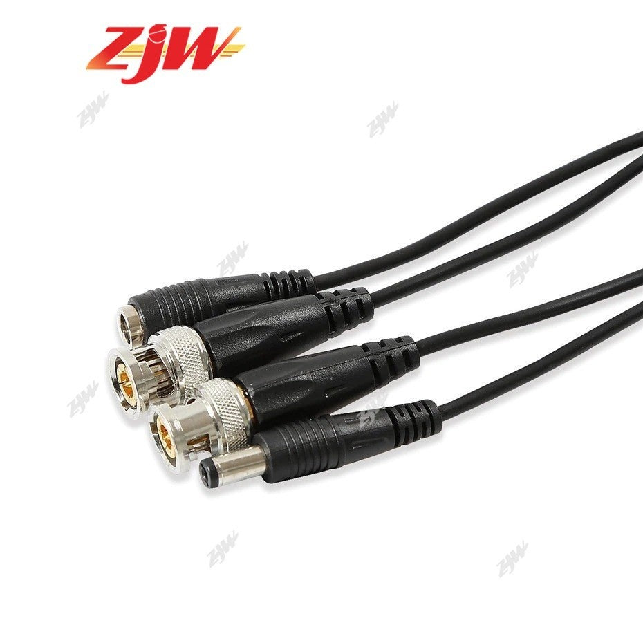 ZJW 8MP Video Balun HD-CVI/TVI/AHD Passive Video Balun with Power Connector and RJ45 CAT5