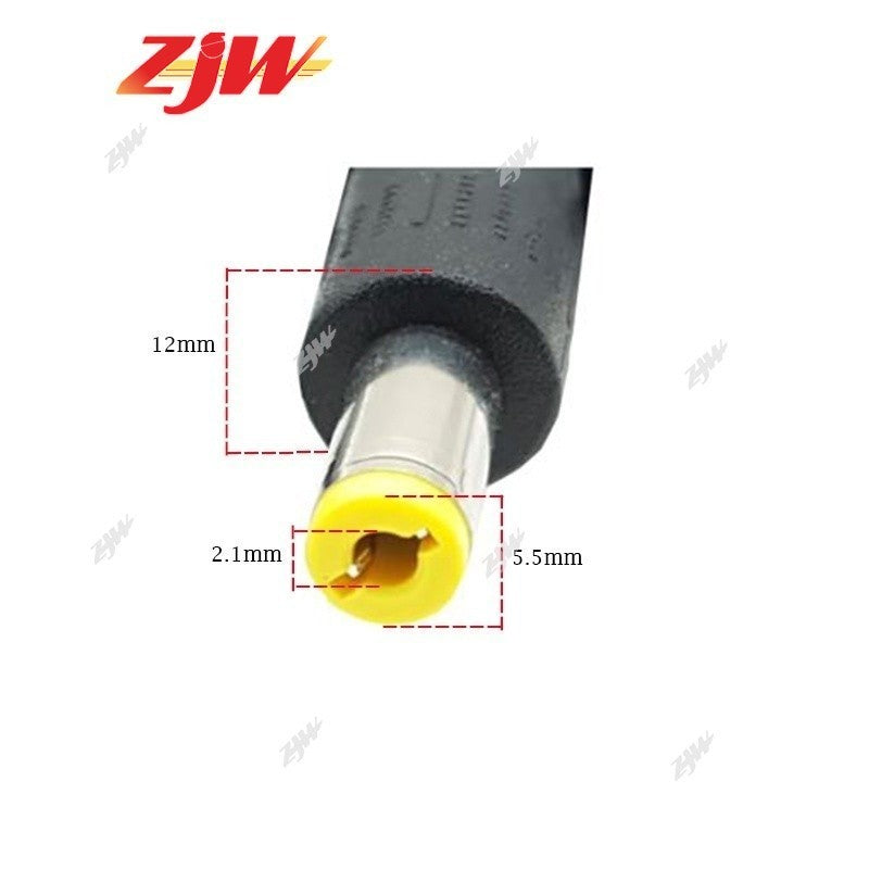 ZJW 12V 1A Power Adapter AC100-240V 12W Power Supply with LED light (Oval)