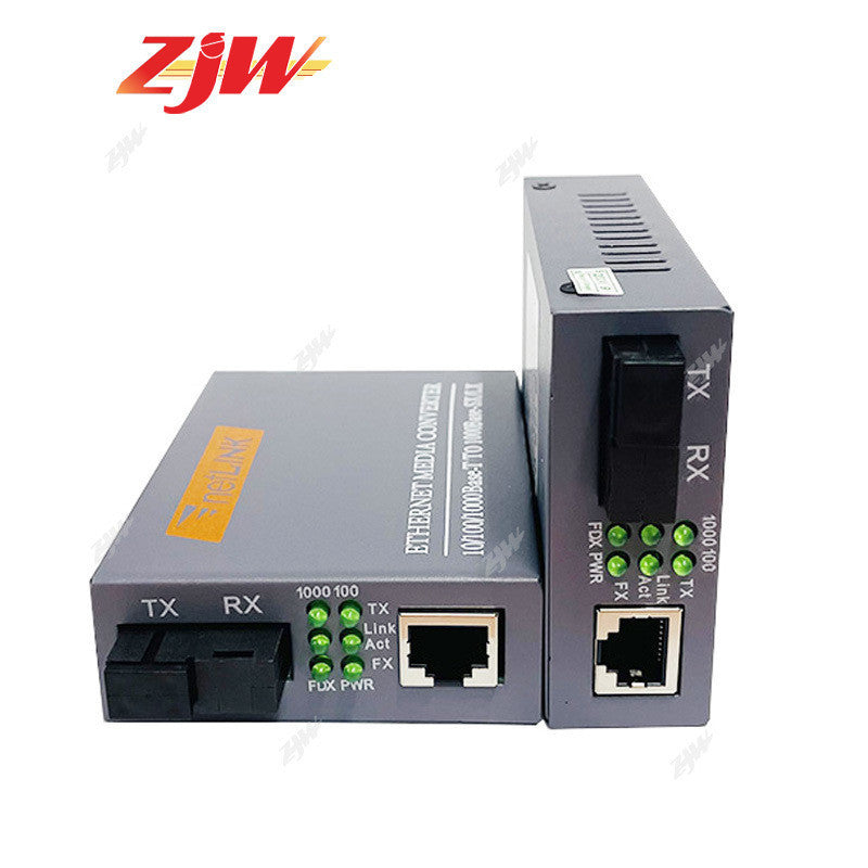 HTB-GS-03 A/B 1000Mbps Gigabit Fiber Optical Media Converter Single Mode Fiber Converter Switch
