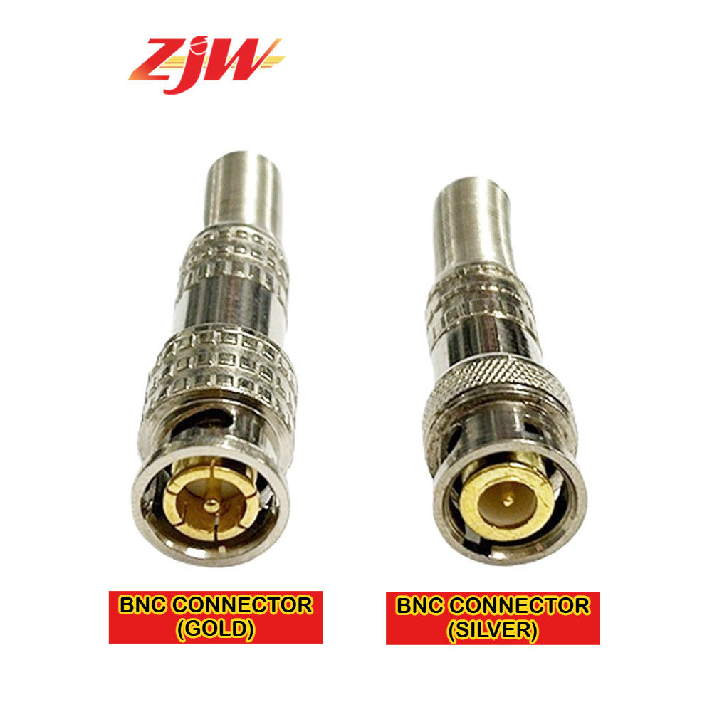 100pcs BNC Connector for Coaxial RG6 Siamese cable and  RG59