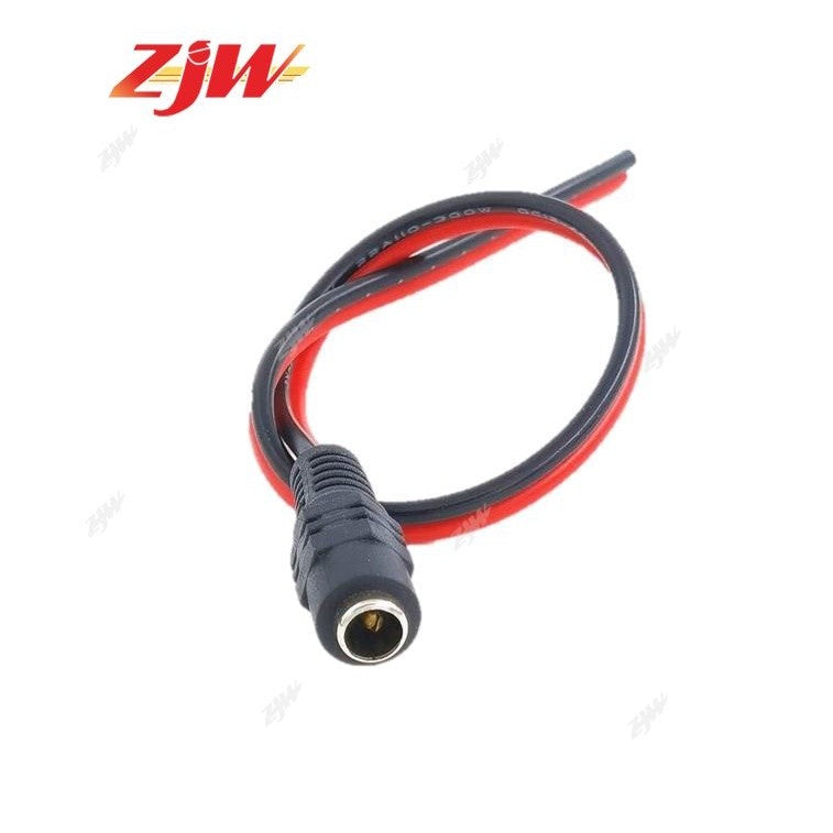100pcs ZJW DC Plug 12V 5.5mm-2.1mm Male / Female Jack Cable Pigtail CCTV Power  Plug Connector