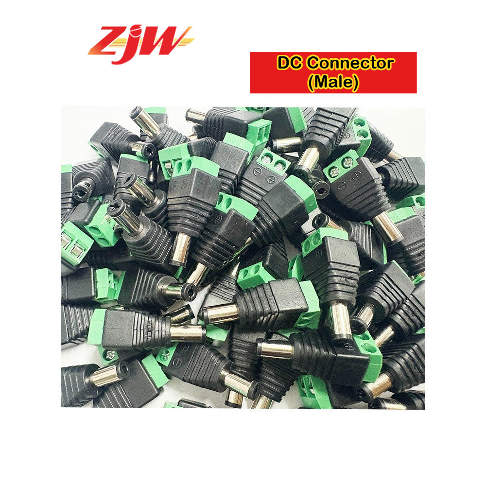 ZJW 100pcs DC Male/ Female Connectors