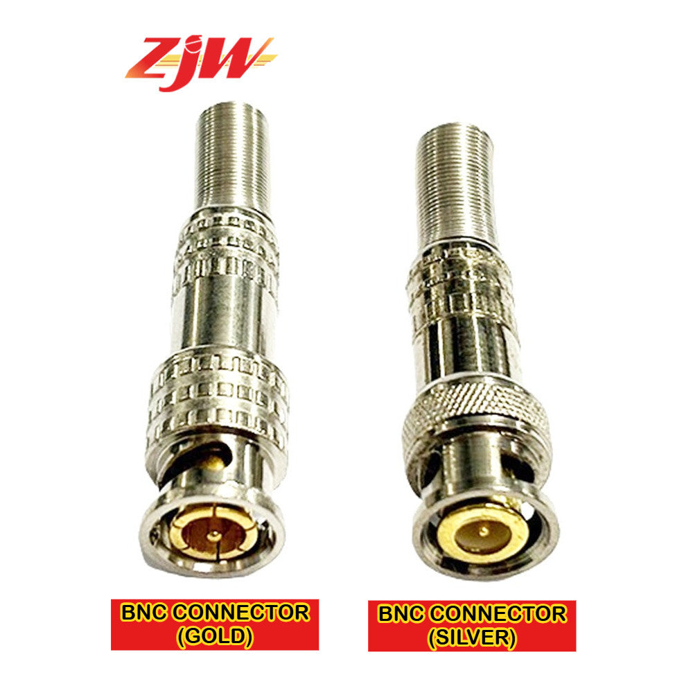 100pcs BNC Connector for Coaxial RG6 Siamese cable and  RG59