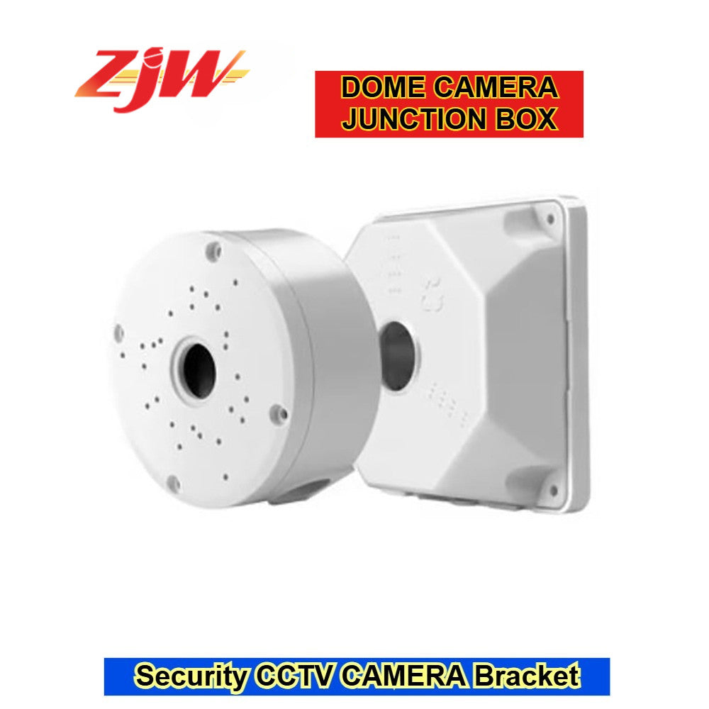ZJW Dome Camera Junction Box Security Camera Bracket CCTV IP Surveillance Cameras Holder ABS