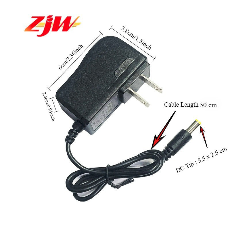 ZJW DC 5V 2A Power Supply Oval/ Small Shape 5V 1A Adaptor 5V2A Charger for Media Converter