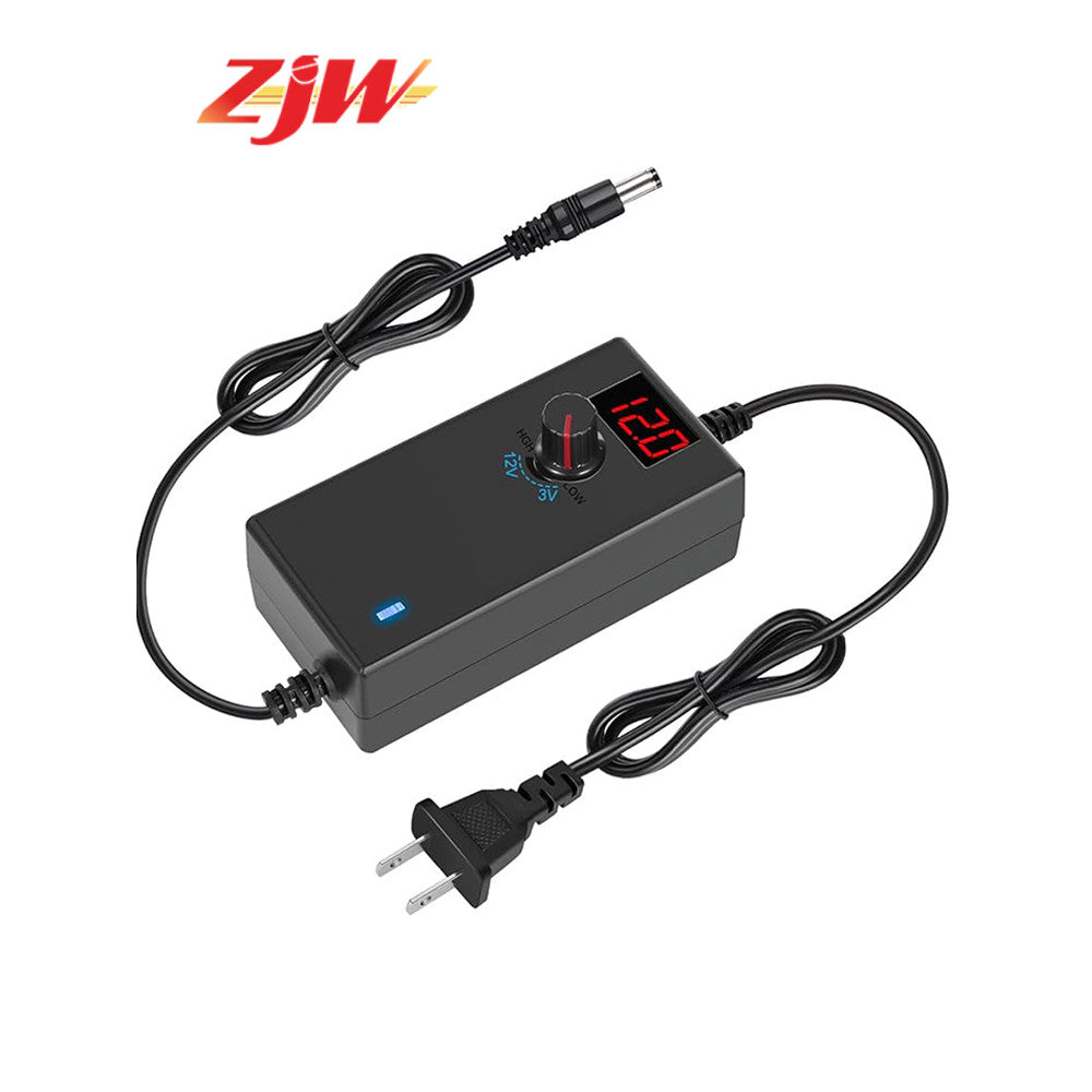ZJW Adjustable LED Display 3V-12V 2A of voltage 3V 4.5V 5V 6V 7.5V 8V 9V 10V 12V 2A 24W Power Supply