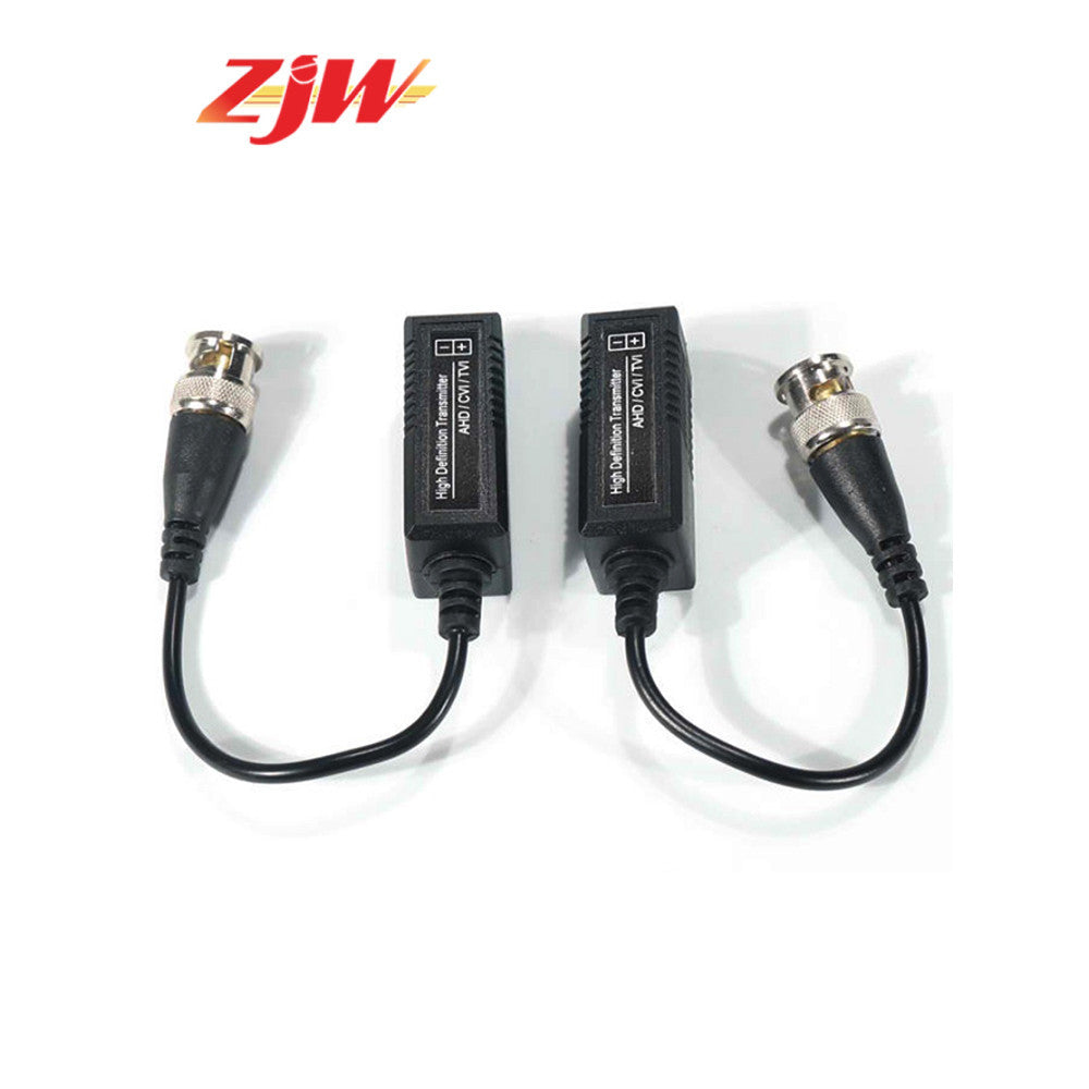 ZJW  1080P CCTV Passive Video Balun AHD/CVI/TVI/CVBS Network To BNVC