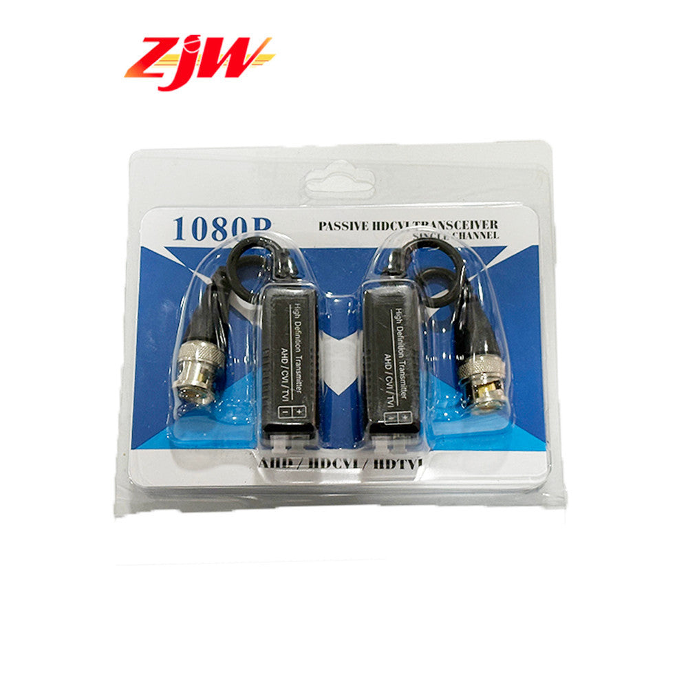 ZJW  1080P CCTV Passive Video Balun AHD/CVI/TVI/CVBS Network To BNVC